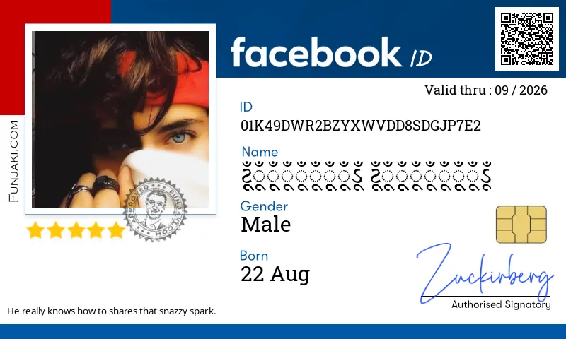Facebook ID Card