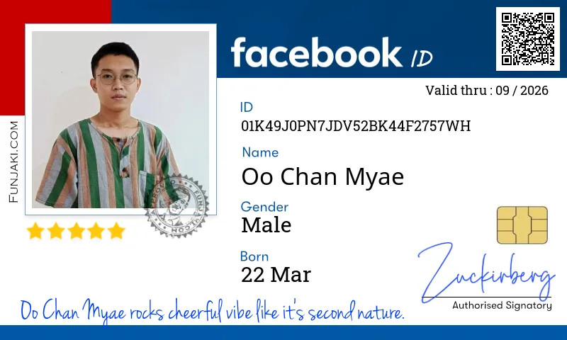 Facebook ID Card