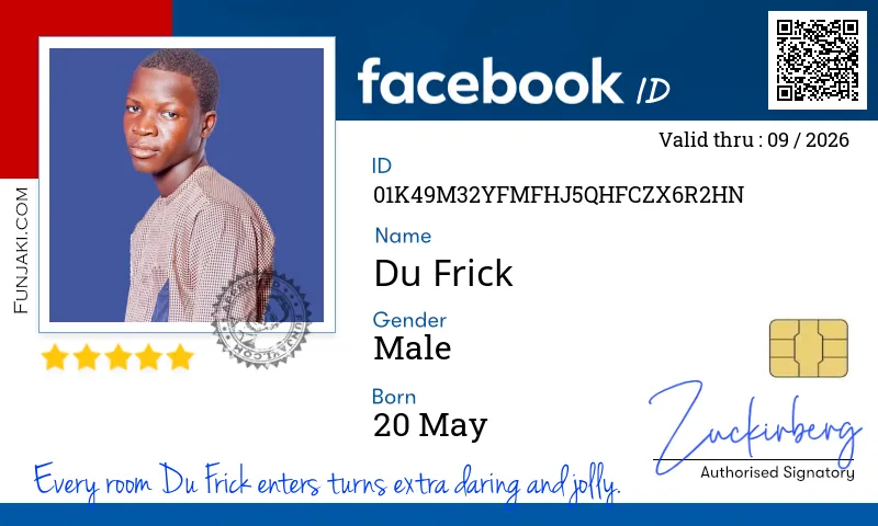 Facebook ID Card