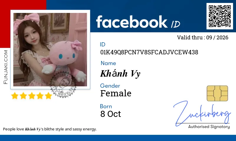 Facebook ID Card
