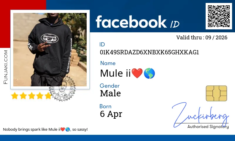 Facebook ID Card