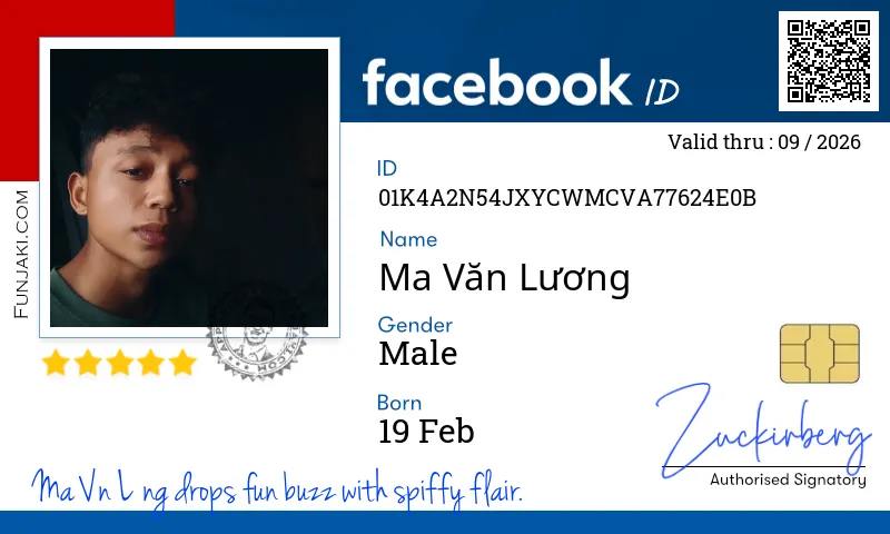Facebook ID Card