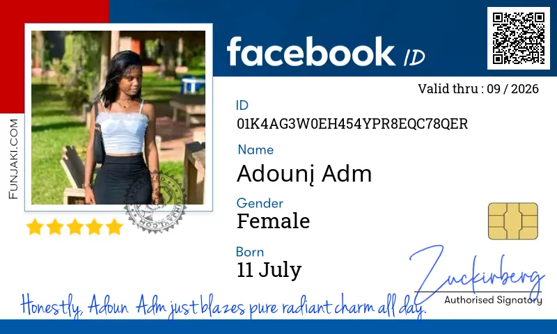 Facebook ID Card