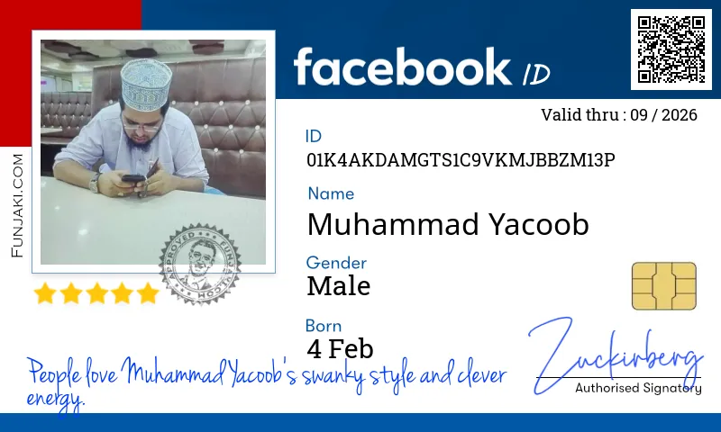 Facebook ID Card