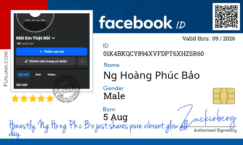Facebook ID Card