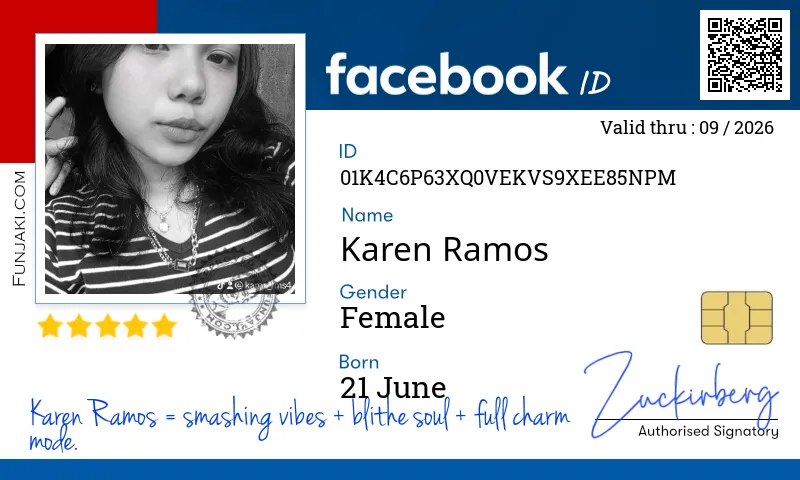 Facebook ID Card
