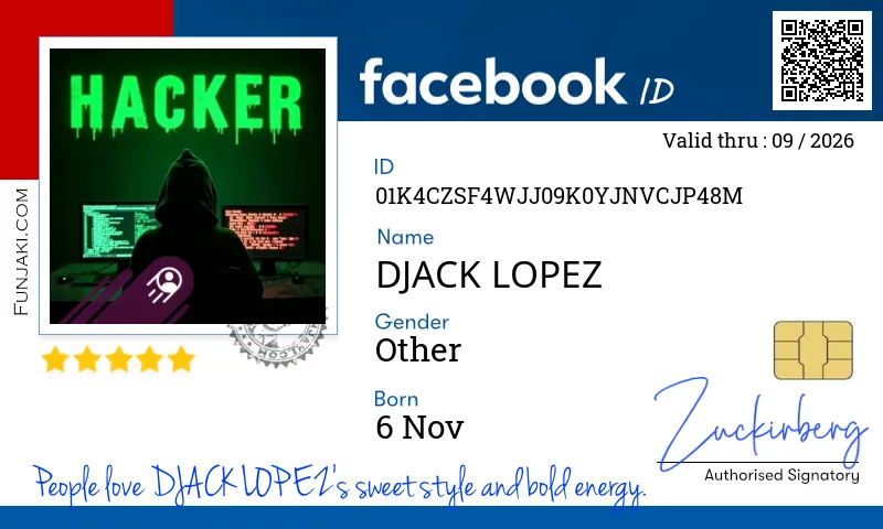 Facebook ID Card