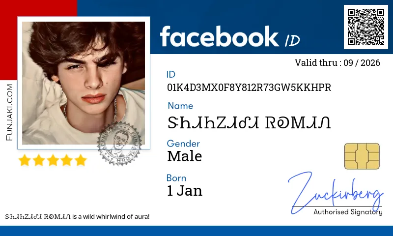 Facebook ID Card