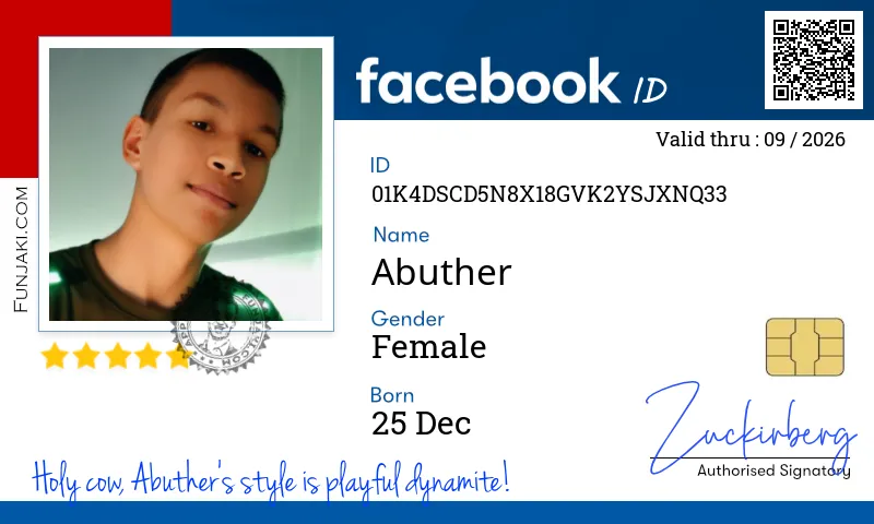 Facebook ID Card