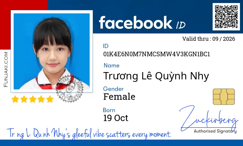 Facebook ID Card