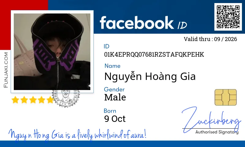 Facebook ID Card