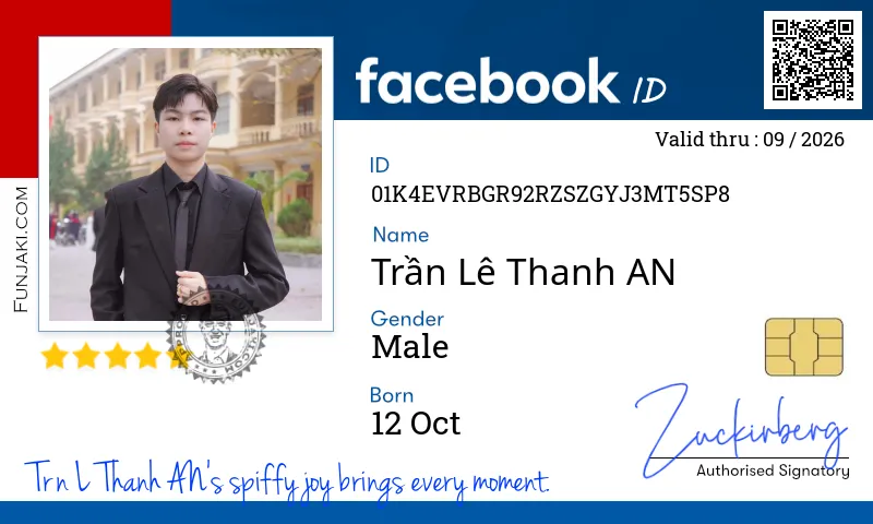 Facebook ID Card