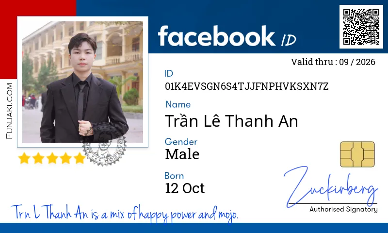 Facebook ID Card