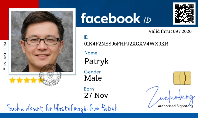 Facebook ID Card