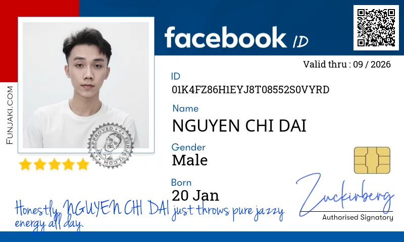 Facebook ID Card