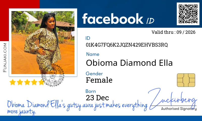 Facebook ID Card
