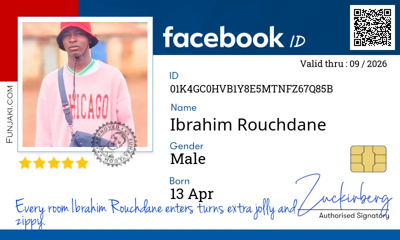 Facebook ID Card
