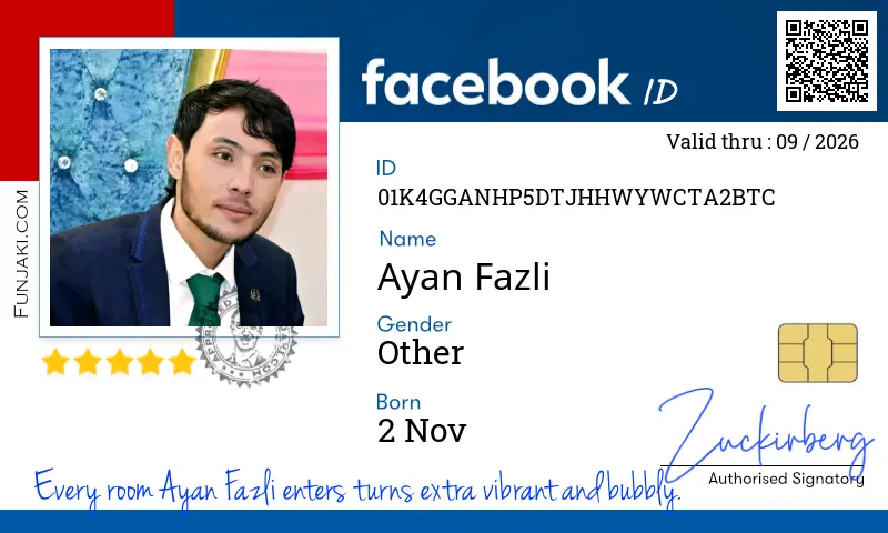 Facebook ID Card