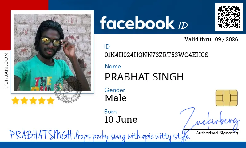 Facebook ID Card