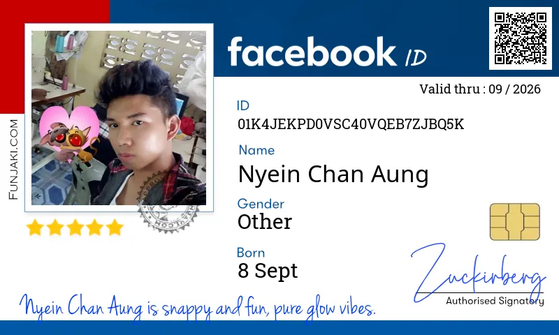 Facebook ID Card