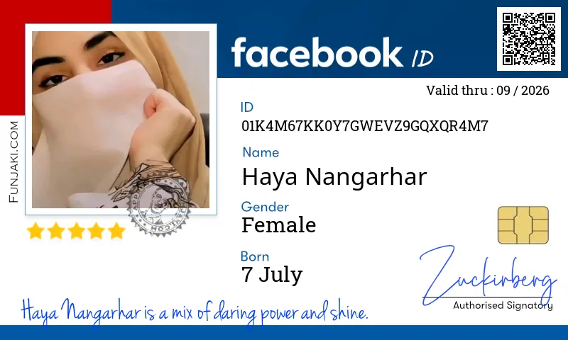 Facebook ID Card