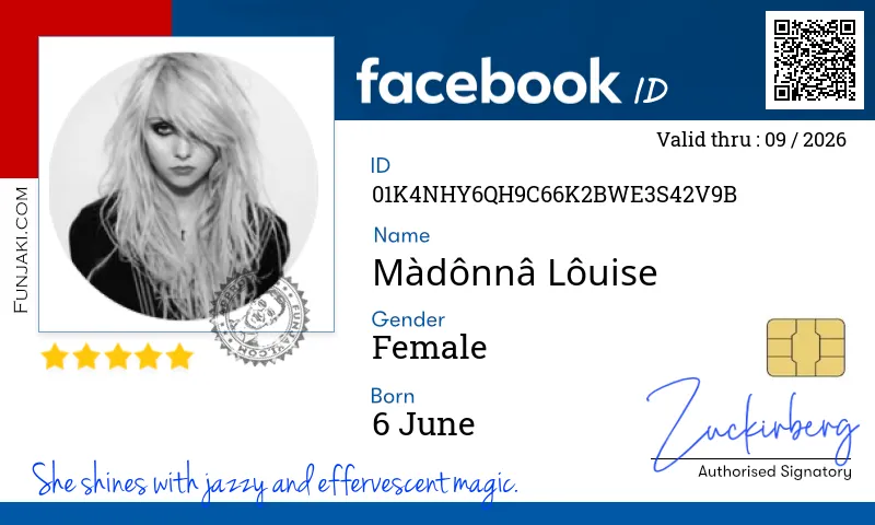 Facebook ID Card