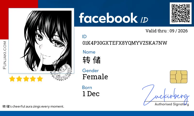 Facebook ID Card