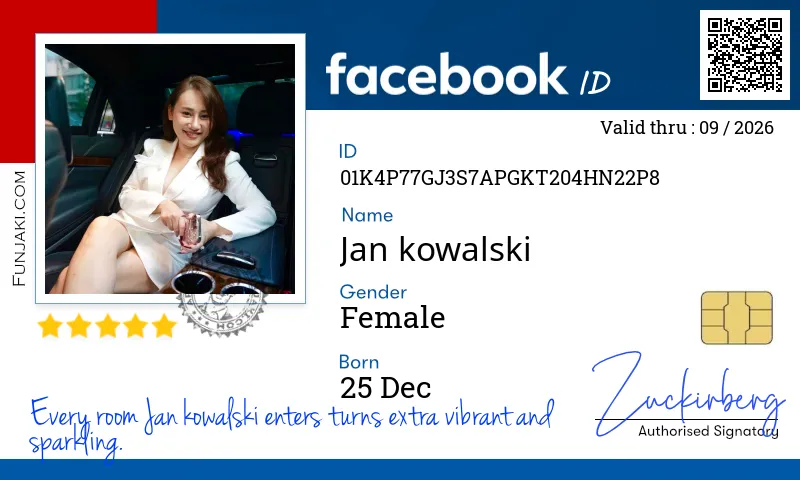 Facebook ID Card