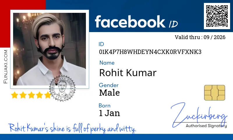Facebook ID Card