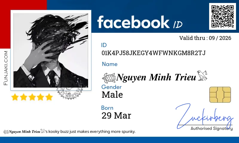 Facebook ID Card