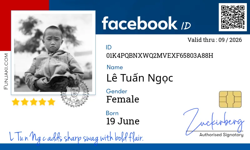 Facebook ID Card