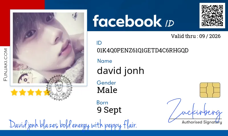Facebook ID Card