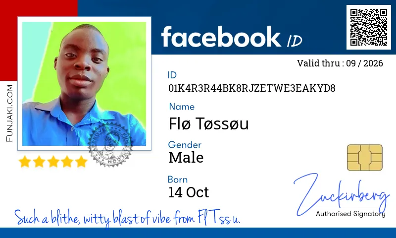 Facebook ID Card