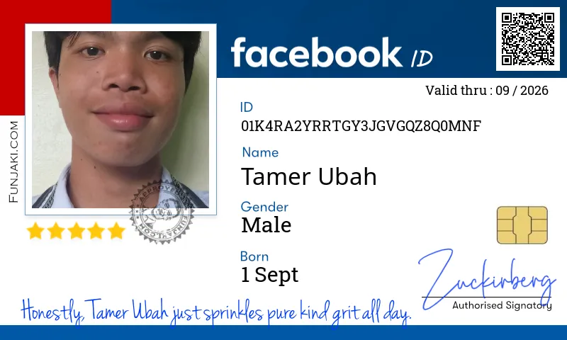 Facebook ID Card