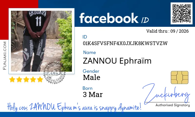 Facebook ID Card