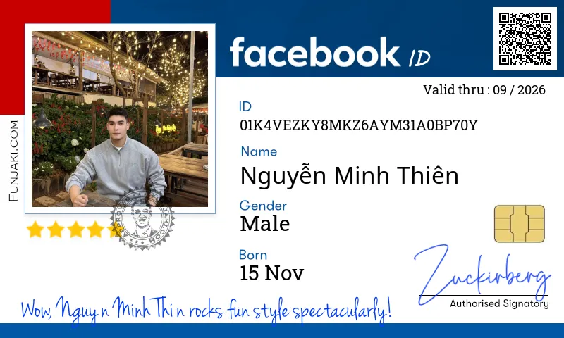 Facebook ID Card