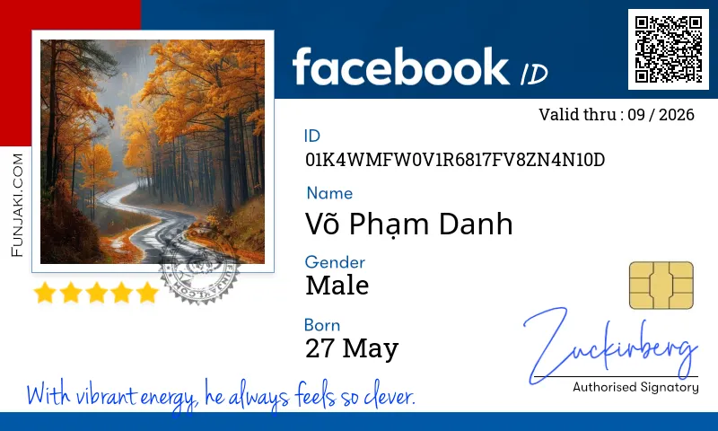Facebook ID Card