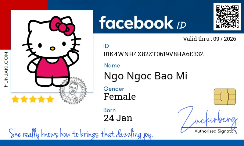 Facebook ID Card
