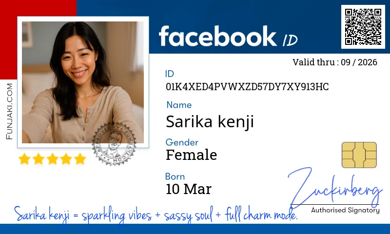 Facebook ID Card