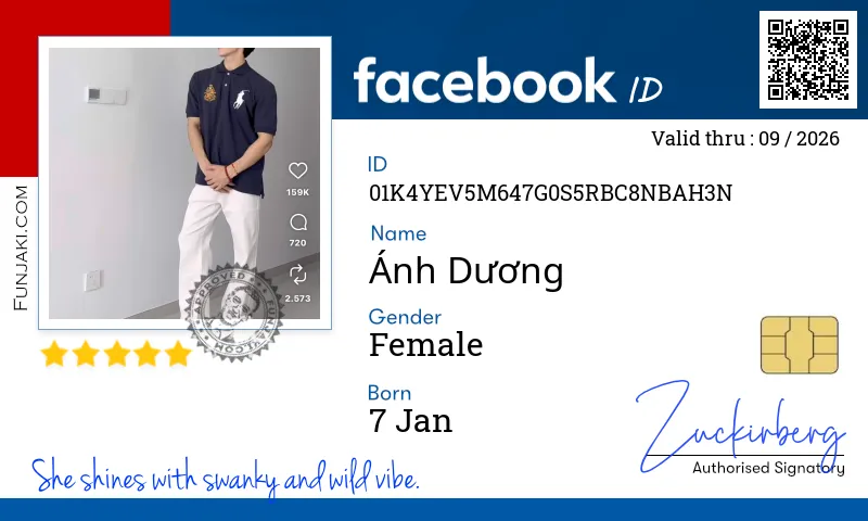 Facebook ID Card