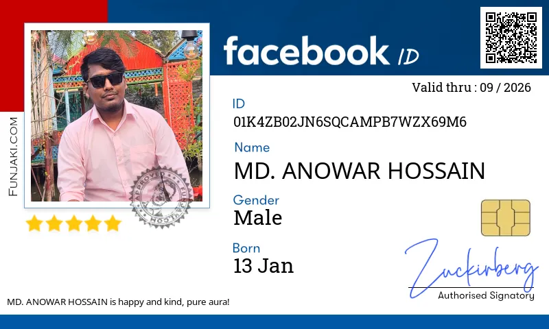 Facebook ID Card