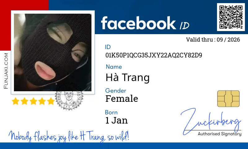 Facebook ID Card