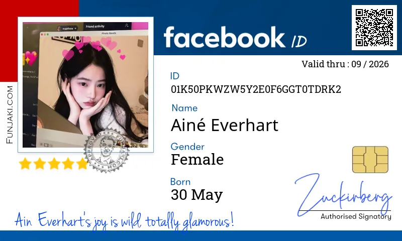 Facebook ID Card