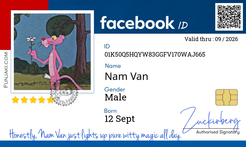 Facebook ID Card