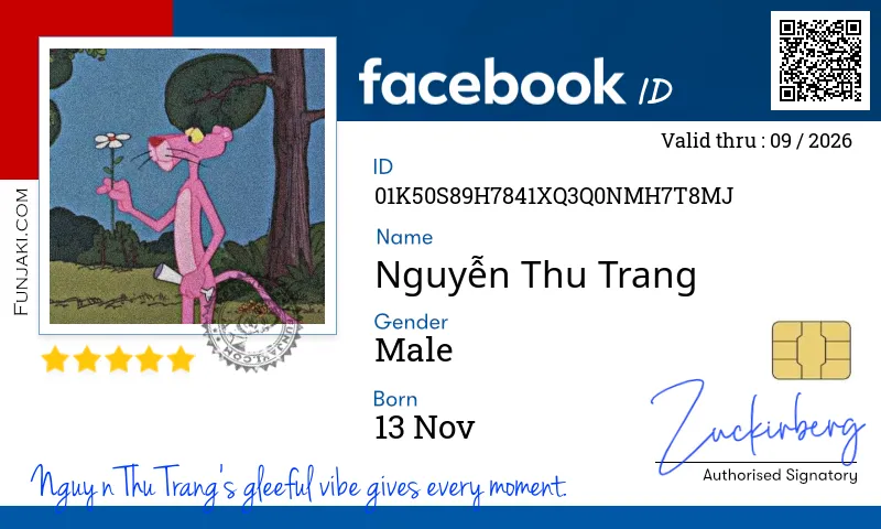 Facebook ID Card