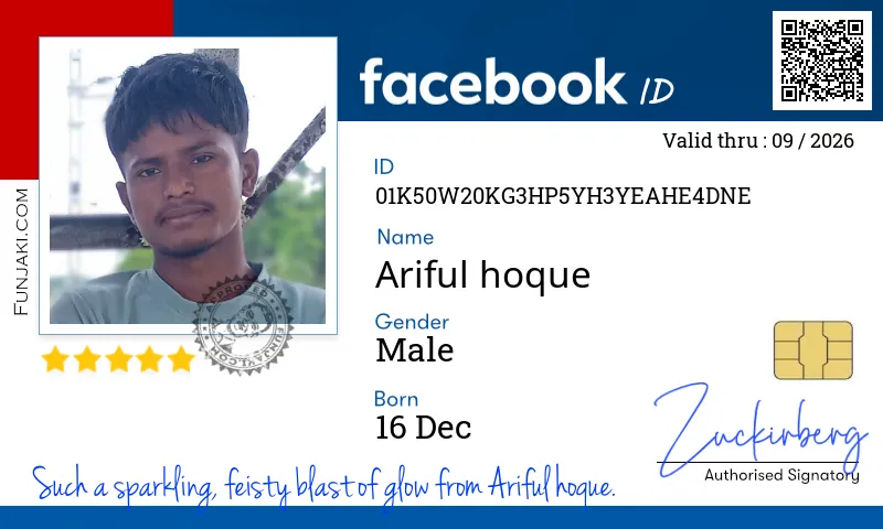 Facebook ID Card