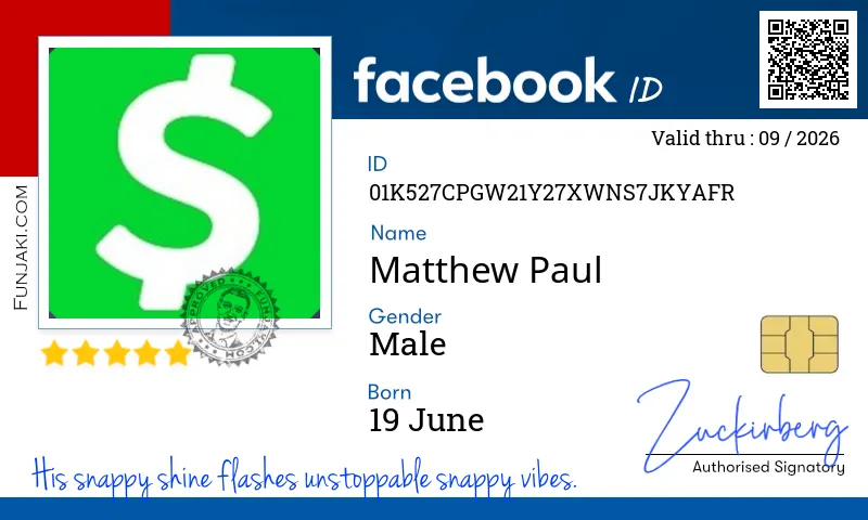 Facebook ID Card