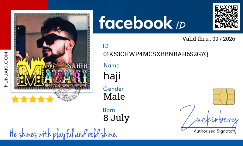 Facebook ID Card