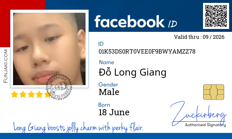 Facebook ID Card