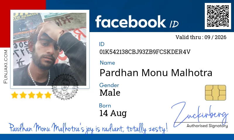 Facebook ID Card